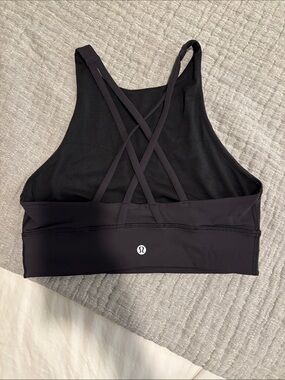 lululemon athletica Black Crisscross Back Sports Bra